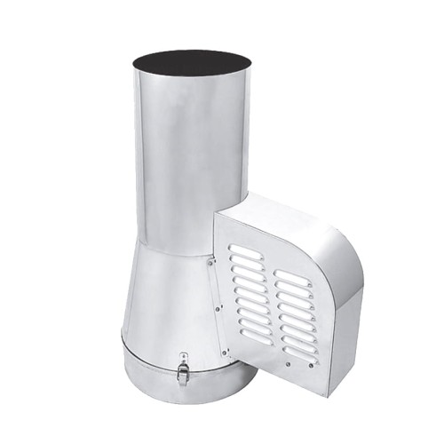 Generator ciągu kominowego fi 200 z kołnierzem zamykającym ocieplenie kwadratową Darco GCK200-CH 