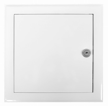 Drzwiczki rewizyjne 25x25 białe zamek