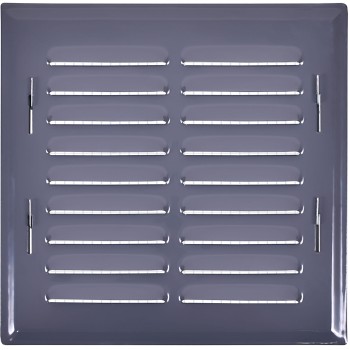 Kratka wentylacyjna 14x14 grafit skośna EL