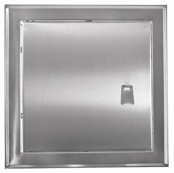 Drzwiczki rewizyjne 30x30 nierdzewne szczotkowane uchwyt