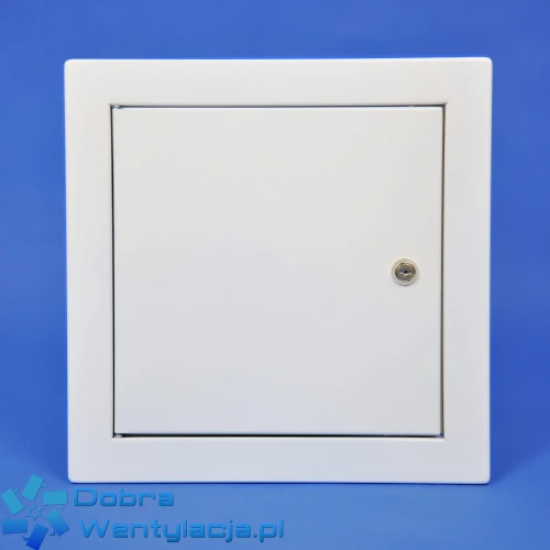 Drzwiczki rewizyjne do szachtów 60x100 białe zamek