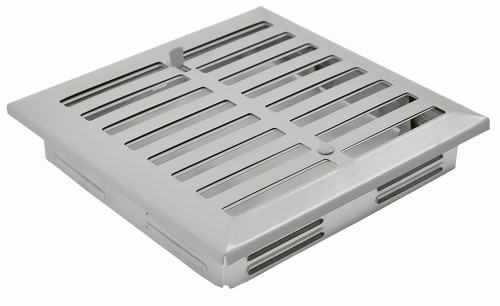 Kratka wentylacyjna 14x14 szara regulowana