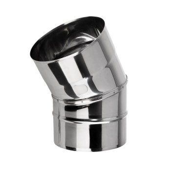 Kolano kominowe 30° fi 140 kwasoodporne