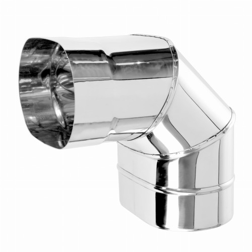 Kolano kominowe owalne 90° 120/240 kwasoodporne