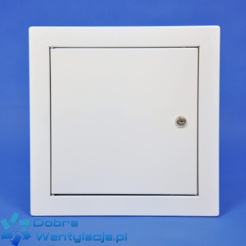 Drzwiczki rewizyjne do szachtów 60x120 białe zamek