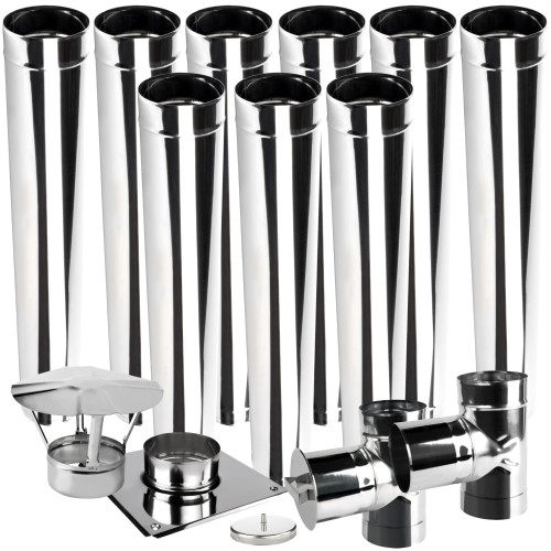 Wkład kominowy kwasoodporny fi 350 9 mb