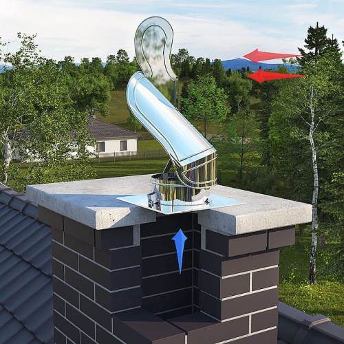 Strażak kwasoodporny Rotowent Swing fi 180