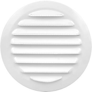 Kratka wentylacyjna fi 100 biała skośna EWL