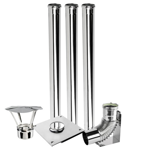 Wkład kominowy kondensacyjny fi 100 3 m kwasoodporny