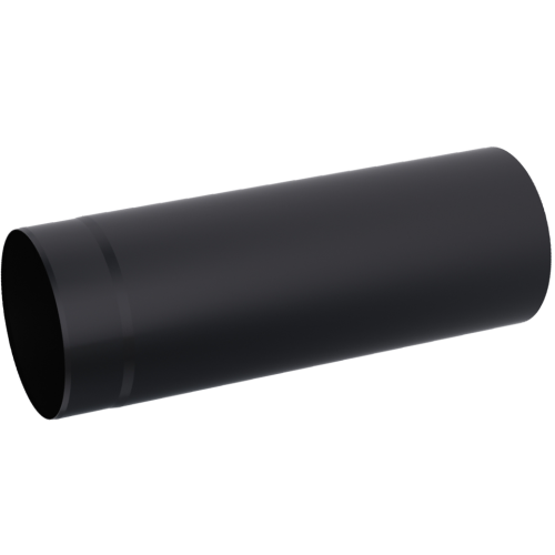 Rura spalinowa czarna Darco fi 130 0,5mb