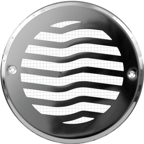 Kratka wentylacyjna fi 125 nierdzewna prosta