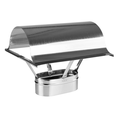 Daszek kominowy owalny Napoleon 100/220  kwasoodporny