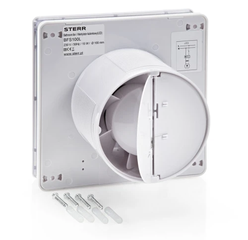 Wentylator łazienkowy Sterr fi 100 Led Standard BFS100L