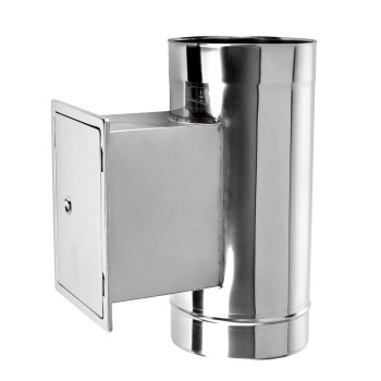 Wyczystka kominowa fi 150 z drzwiczkami 14x21 żaroodporna