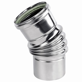 Kolano kominowe Turbo 30° fi 80 kwasoodporne