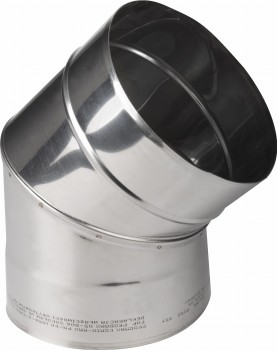 Kolano kominowe 45° fi 250 kwasoodporne