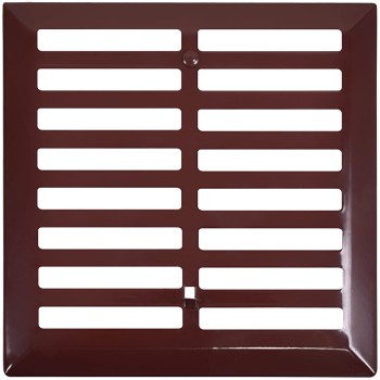Kratka wentylacyjna 14x14 brązowa regulowana EWR