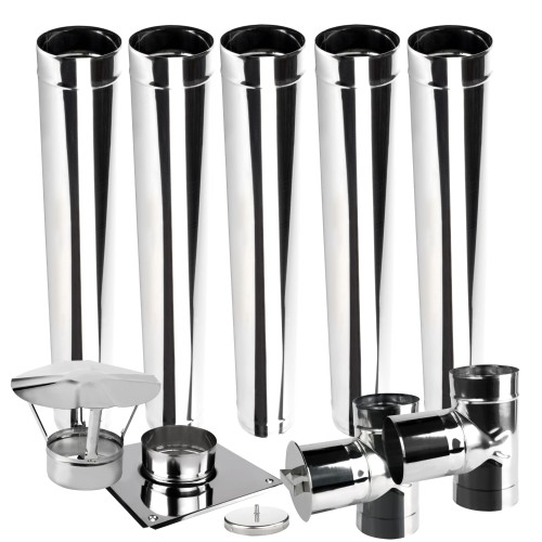 Wkład kominowy żaroodporny fi 125 5 mb