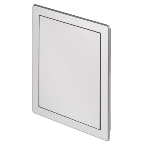 Drzwiczki rewizyjne plastikowe Awenta 15x15 satyna srebrna