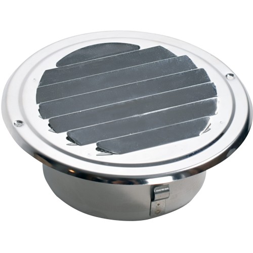 Czerpnia/wyrzutnia ścienna UELA fi 100 nierdzewna