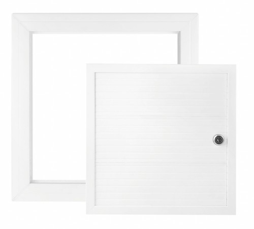 Maskownica komorowa PVC 50x60 biała zamek