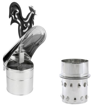  Strażak KJ Kogut do komina ceramicznego fi 200 kwasoodporny