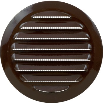 Kratka wentylacyjna fi 150 brązowa skośna EWL