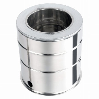 Odskraplacz kominowy izolowany z podstawą fi 100 kwasoodporny