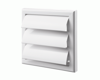 Żaluzja grawitacyjna ścienna WP MV fi 100 biała