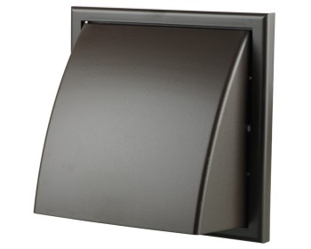 Kratka wywiewna z zaworem zwrotnym fi 100 brązowa WP