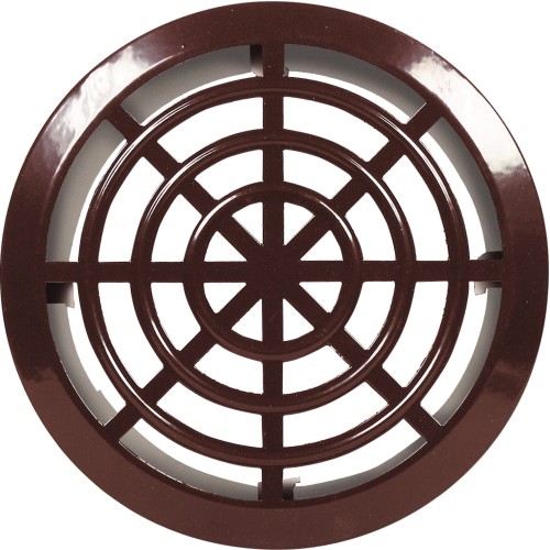 Kratka wentylacyjna fi 100 brązowa sufitowa
