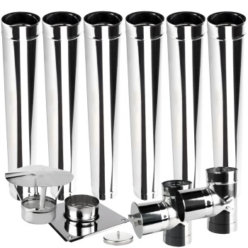 Wkład kominowy jednościenny KŻJ fi 125 6 mb żaroodporny