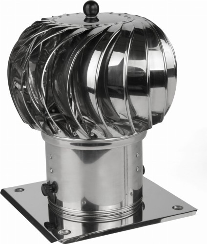 Obrotowa nasada kominowa fi 200 z podstawą montażową