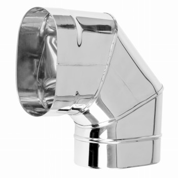 Kolano kominowe owalne 90° 120/200 kwasoodporne