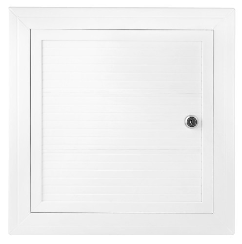 Maskownica komorowa PVC 50x60 biała zamek