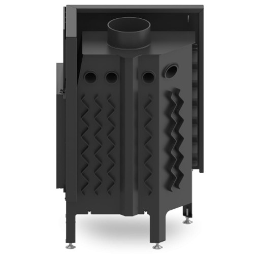 Wkład kominkowy Albero 11 kW Prawy szyba DECOR gięta + szyba wewnętrzna gięta AL11R.H-BDBI