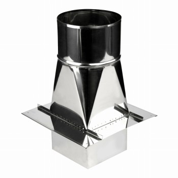 Przejście redukcyjne fi 160 14x14 0,6 mm kwasoodporne